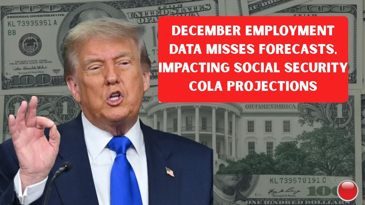 December Employment Data Misses Forecasts, Impacting Social Security COLA Projections
